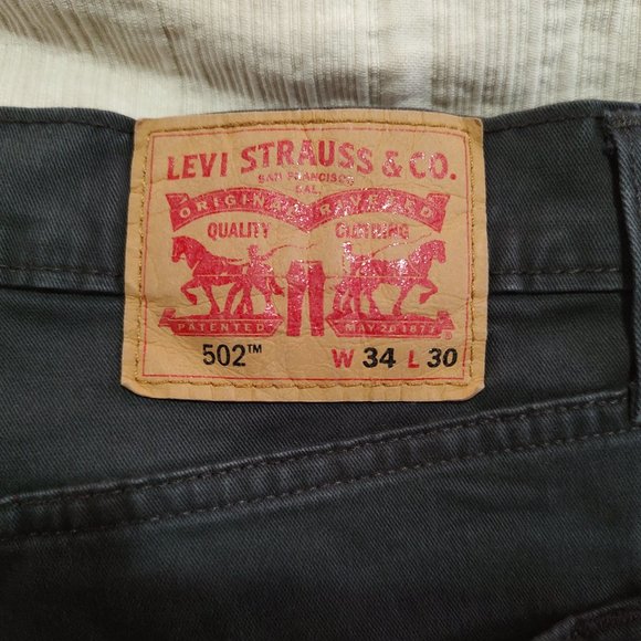 Levi's 502 Black Nearly New - Picture 1 of 3